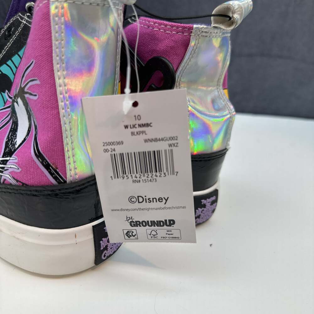 Disney Nightmare Before Christmas Women’s High Top Sneakers Halloween size 10 - Picture 4 of 8